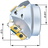 Fasenfräser 15-75°, Aufsteckfräser