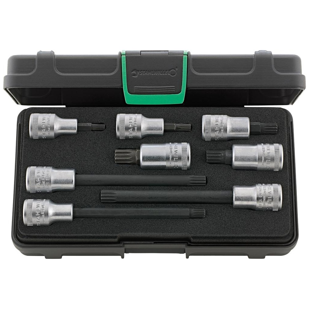 Stahlwille Schraubendrehereinsatz-Satz 12,5 mm (1/2) 8-tlg.