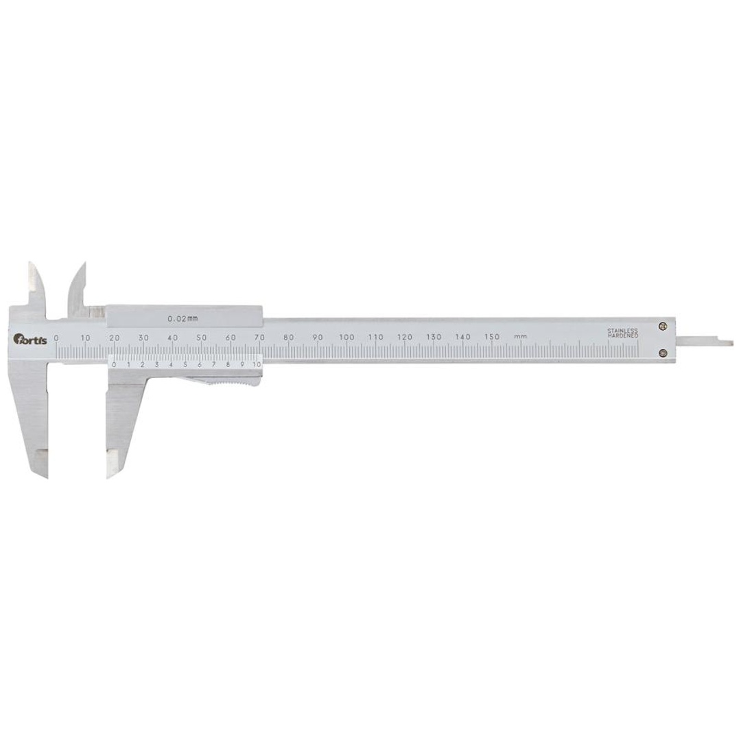 Fortis Taschenmessschieber Momentfestst. 150mm 1/50, 1/1000