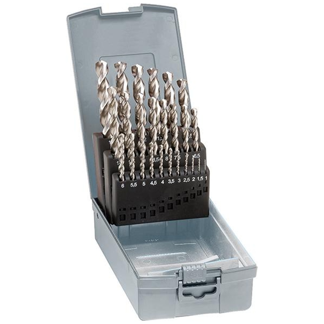 Gühring Spiralbohrer-Set DIN338 HSSE geschliffen Typ Ti 1-10 mm