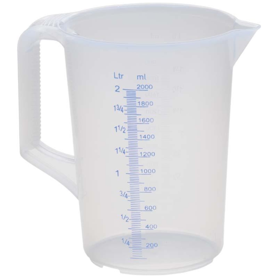 Hünersdorff 937000 Graduated Beaker 2000ml Plastic 1 Piece