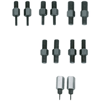 Gedore Gewindeadapter-Satz für 1- und 2-Loch-Anwendungen, M14x1,5