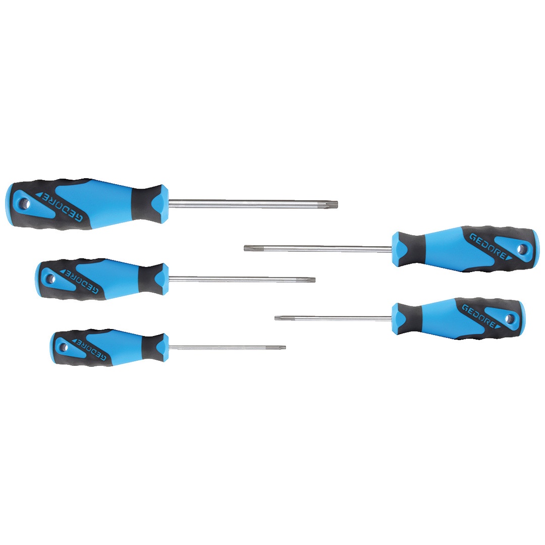 Gedore 3K-Schraubendreher-Satz 5-tlg TX Stift T10-T30