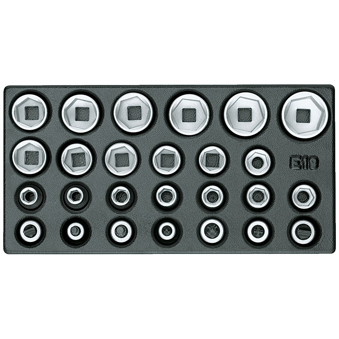 Gedore Satz Steckschlüsseleinsätze 1/2 in 1/3 ES-Modul