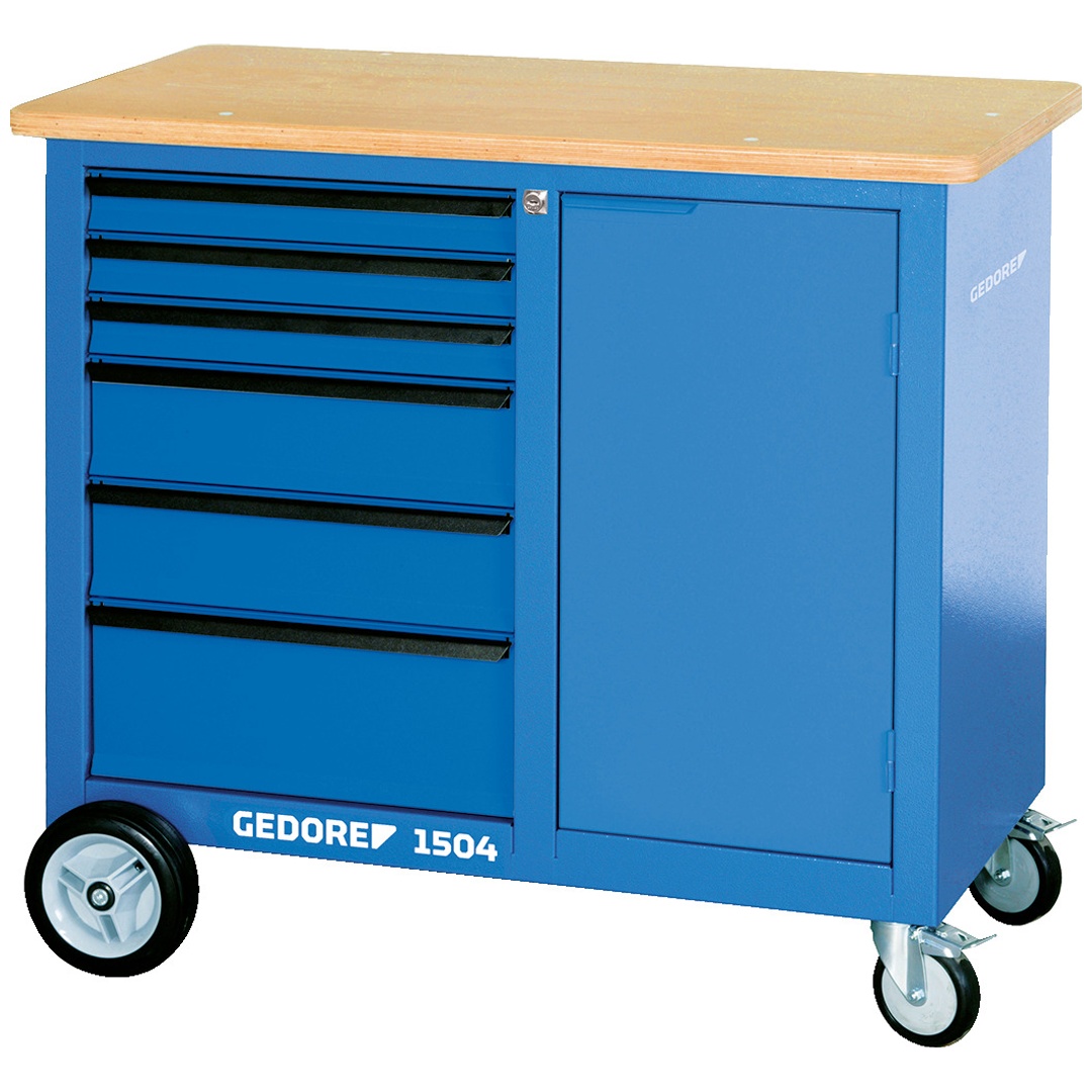Gedore Rollwerkbank mit 6 Schubladen, Art.Nr. 1814958