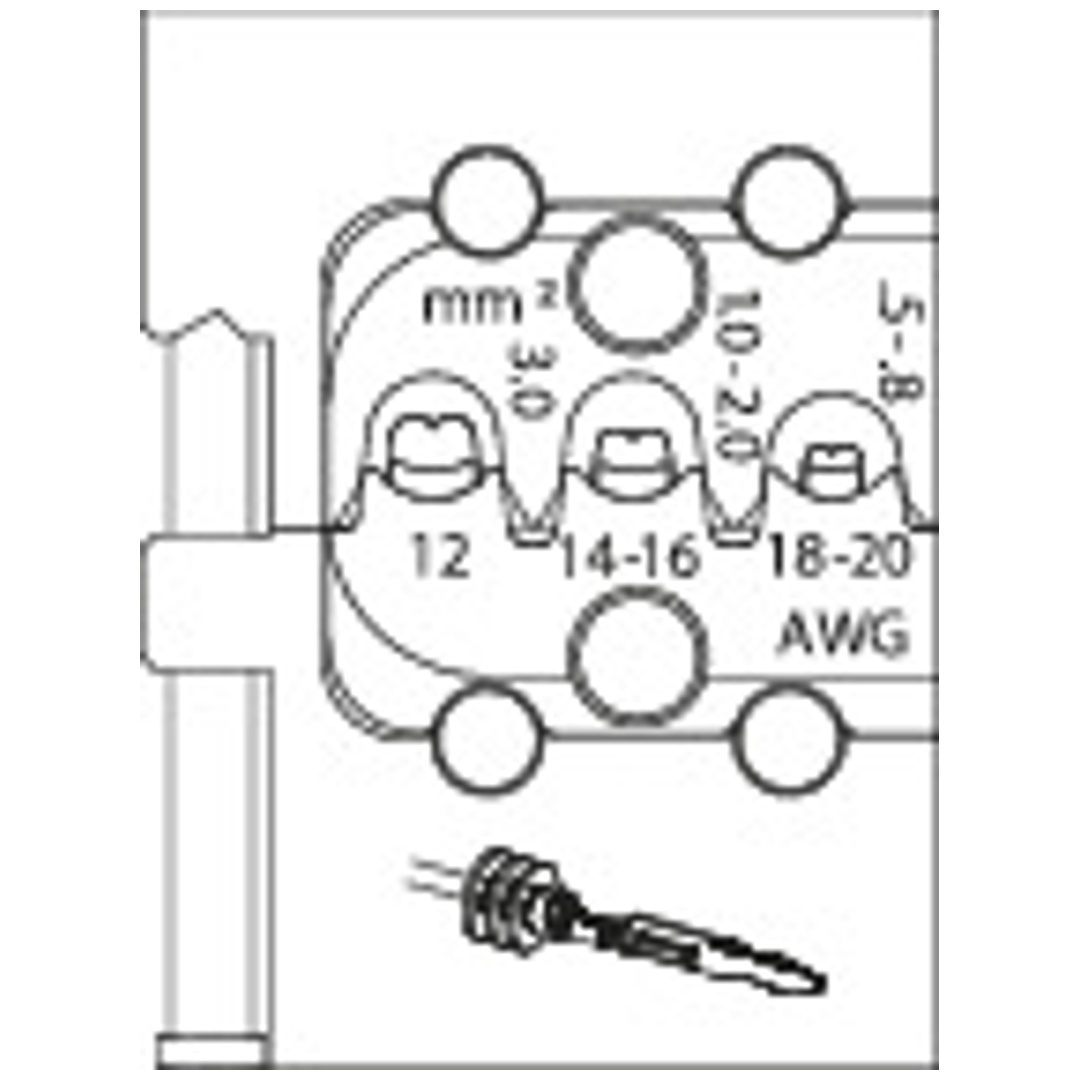 Gedore Modul-Einsatz für Lamellenkontakt