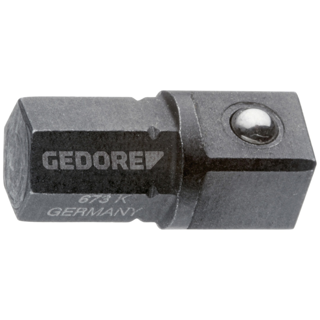 Gedore Einsatz-Halter kurz 1/4 6-kant - 1/4 4-kant