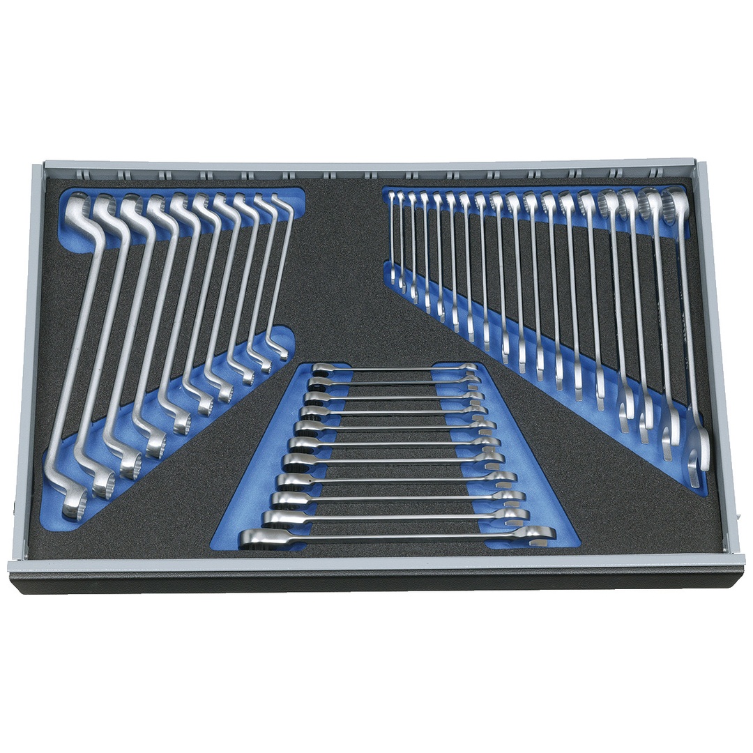 Gedore Ring-Maulschlüssel-Sortiment, in Check-Tool-Modul, 39-tlg.