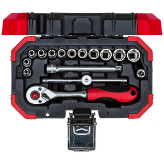 Gedore Steckschlüssel-Satz 1/4" 4-13mm 16-tlg.
