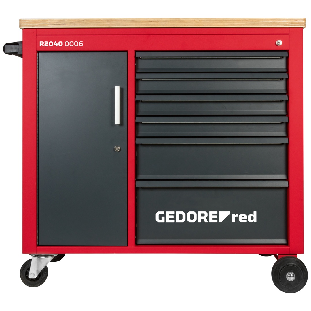 Gedore Werkstattwagen MECHANIC PLUS + 6 Schubladen 988x431x935 mm