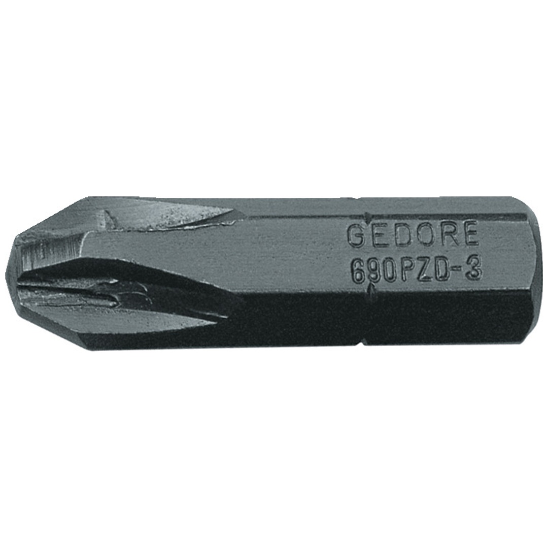 Gedore Schraubendreherbit 1/4, Vorteilspack 10-tlg., PZ 3