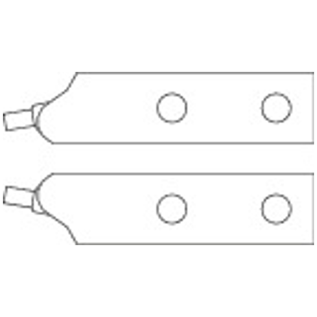 Gedore Ersatzspitzen-Paar gerade d 3,2 mm