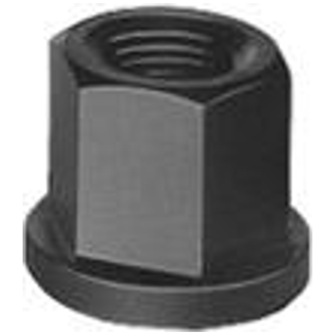 AMF DIN 6331 Sechskantmuttern mit Bund M 10, Höhe 1,5 d, 10 blank