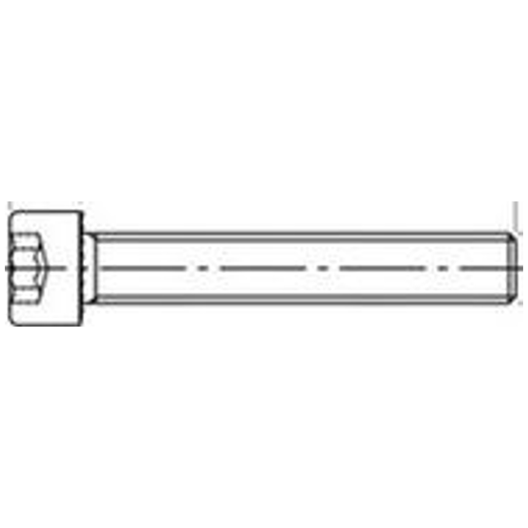 Reidl ISO 14579 Zylinderschrauben M 8 x 35, TX, A2 blank, mit Sperrverzahnung