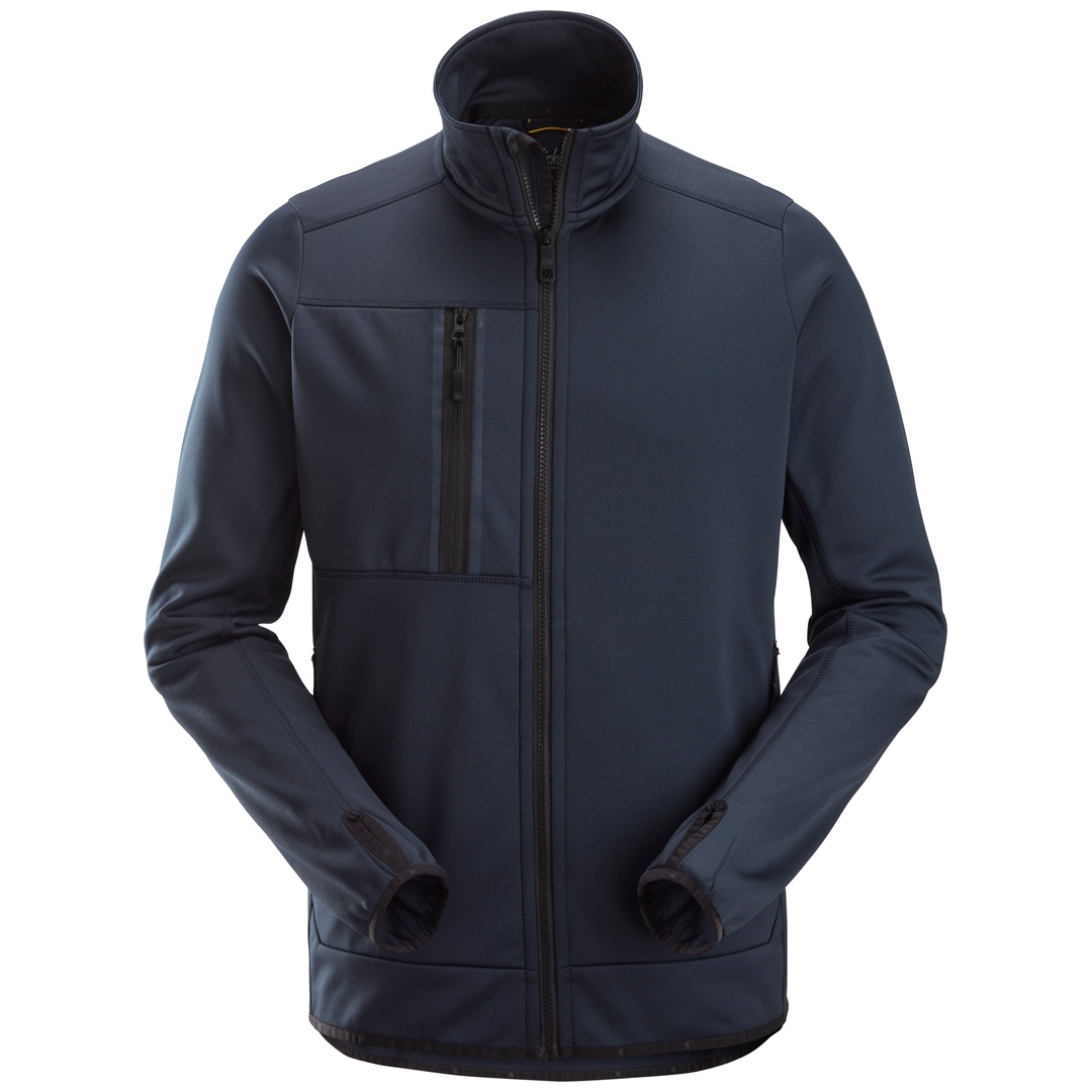 Snickers Workwear AllroundWork, Fleece Arbeitsjacke mit Reißverschluss 8059 Gr. M navy