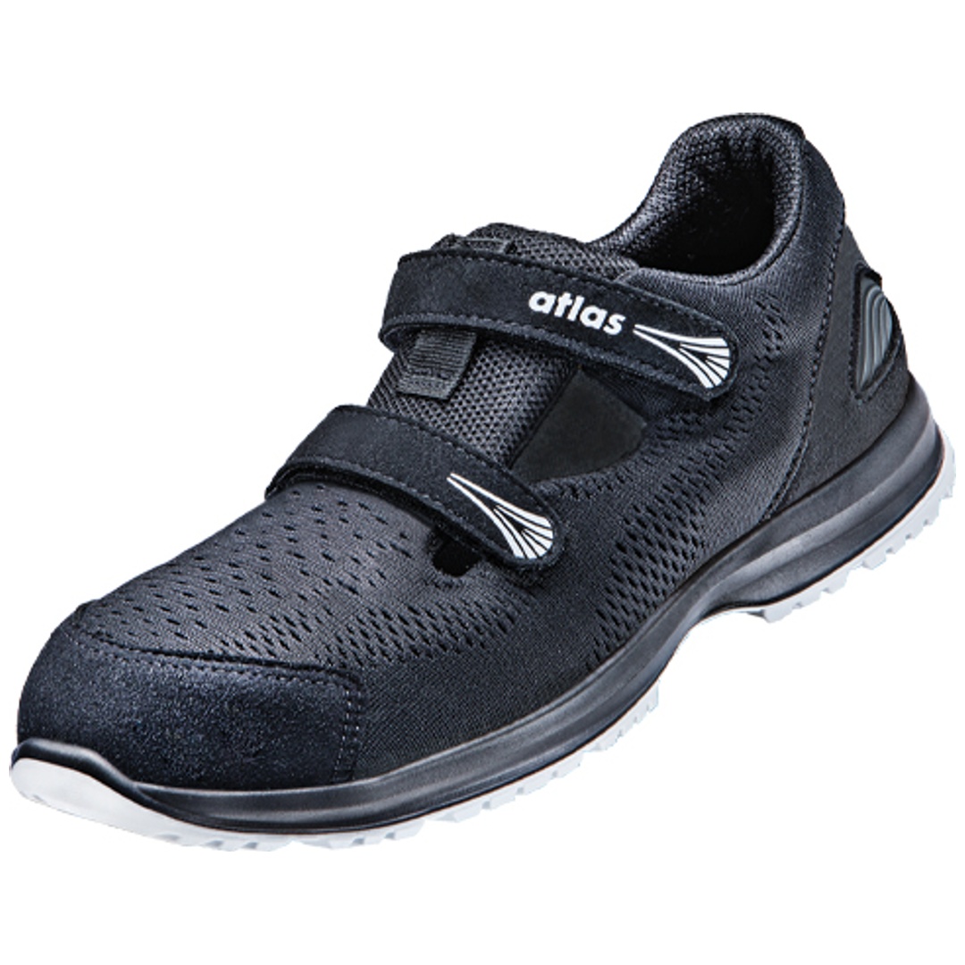 Atlas Sicherheitssandale RUNNER 145 S1P ESD SRC W10 Gr. 43 schwarz/weiß