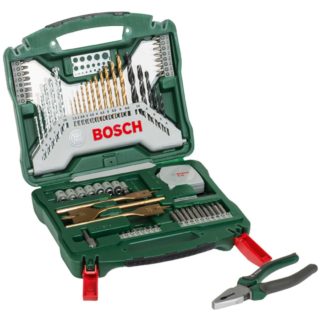 Bosch 70-tlg. X-Line Set und Zange