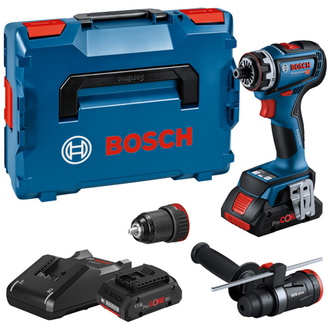 Bosch Akku-Bohrschrauber GSR 18V-90 FC, 2 x Akku ProCORE18V 4.0Ah, L-BOXX