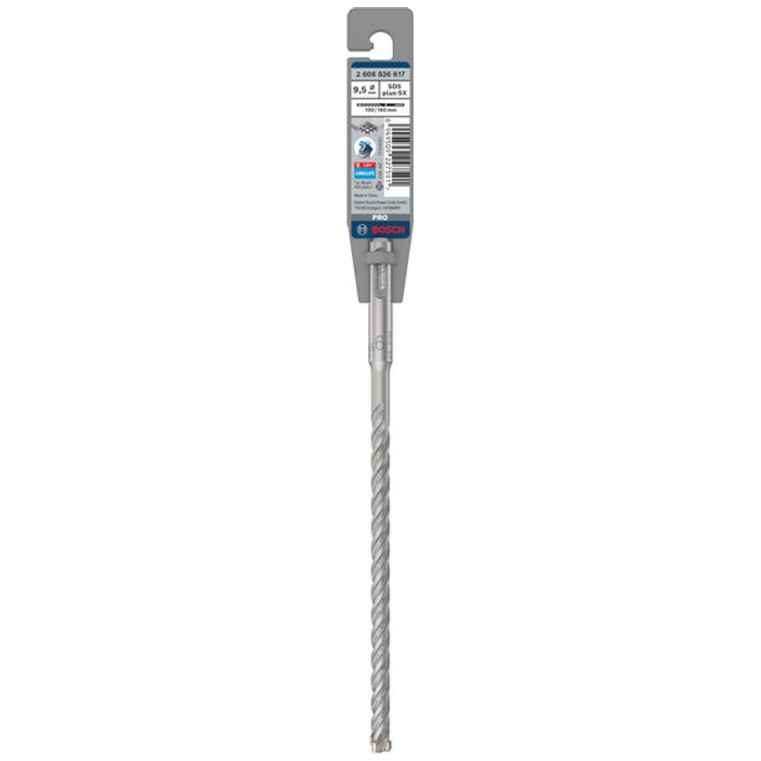 Bosch PRO Hammerbohrer SDS-plus-5X, 9,5 x 100 x 160 mm, (1 Stk.)
