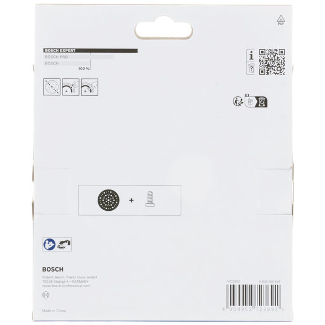 Bosch EXPERT Multi-Loch Schleifteller, 150 mm, mittel