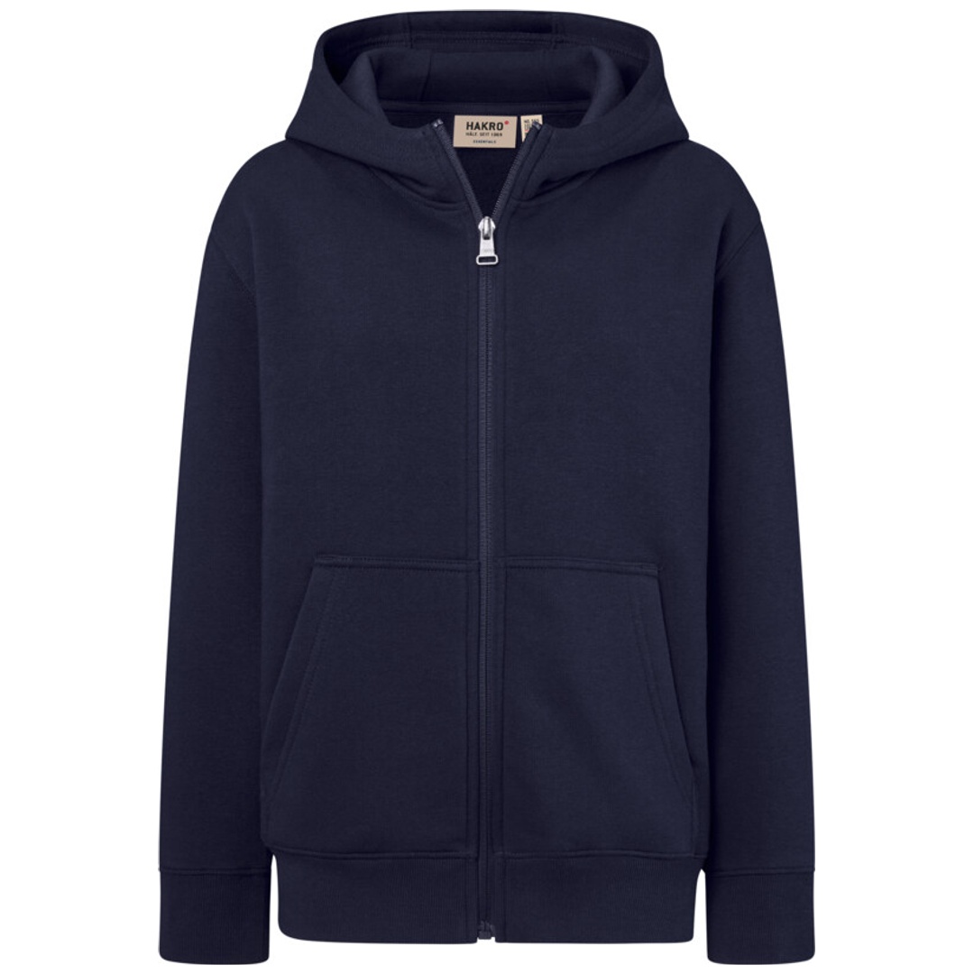 HAKRO Kinder Kapuzen-Sweatjacke #565 Gr. 158/164 tinte
