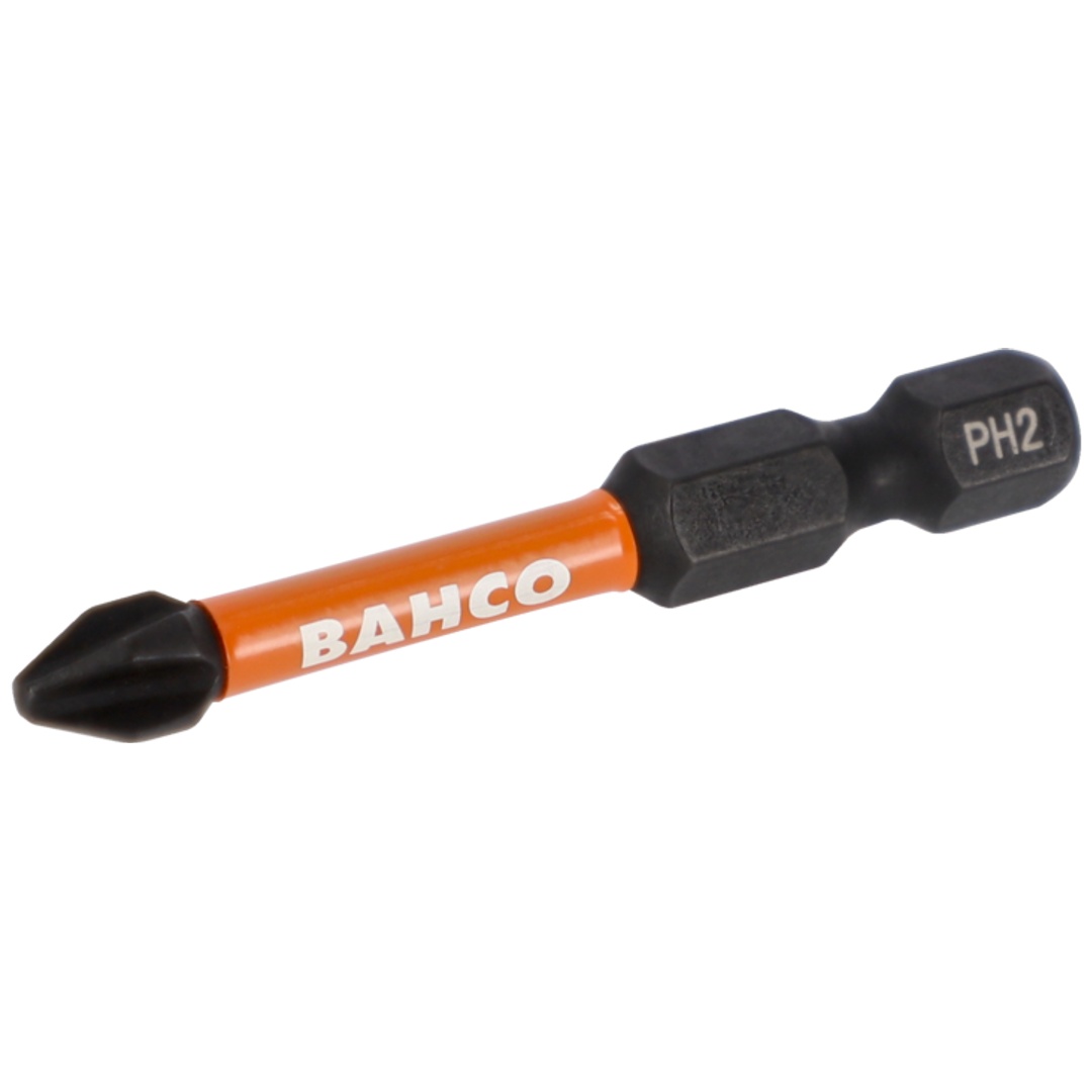 Bahco 1/4 Torsion Bits für Phillips Schrauben PH3 50 mm - 10 Stk. pro Blisterpackung