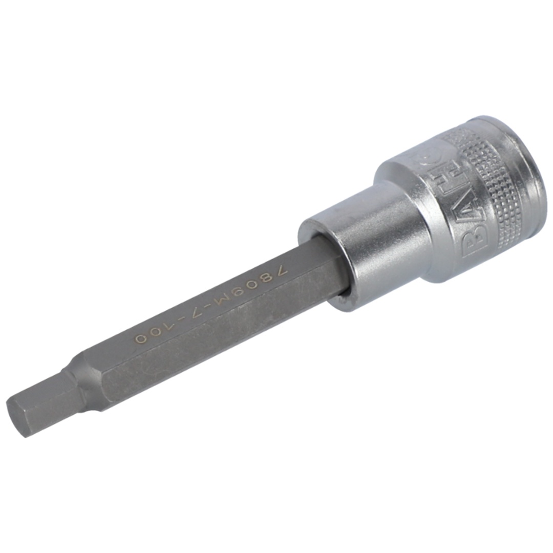 Bahco 1/2 Schraubendreher-Einsatz für 10 mm-Zwölfkantschrauben, 120 mm