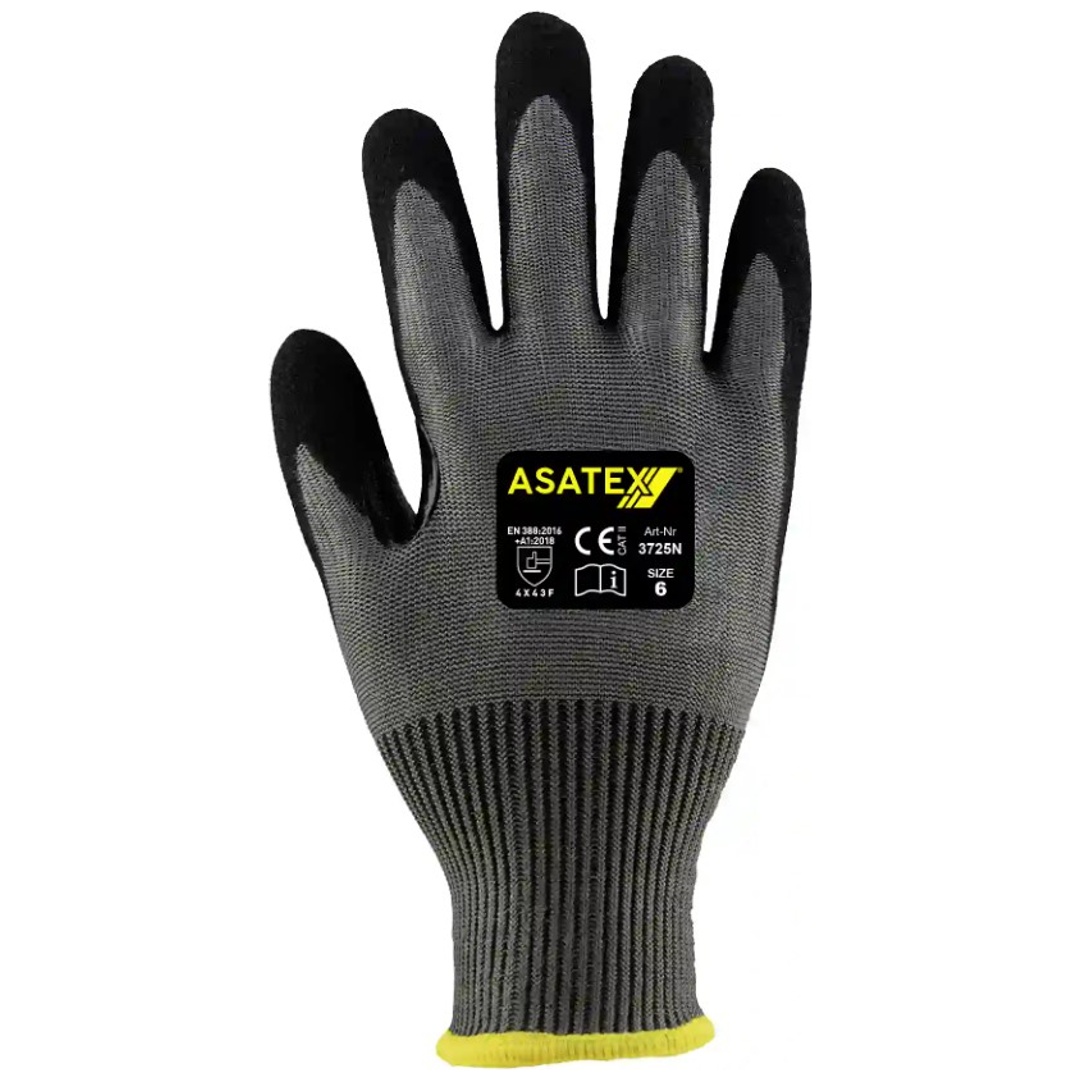 Asatex Schnittschutzhandschuh 3725N Gr. 10 grau