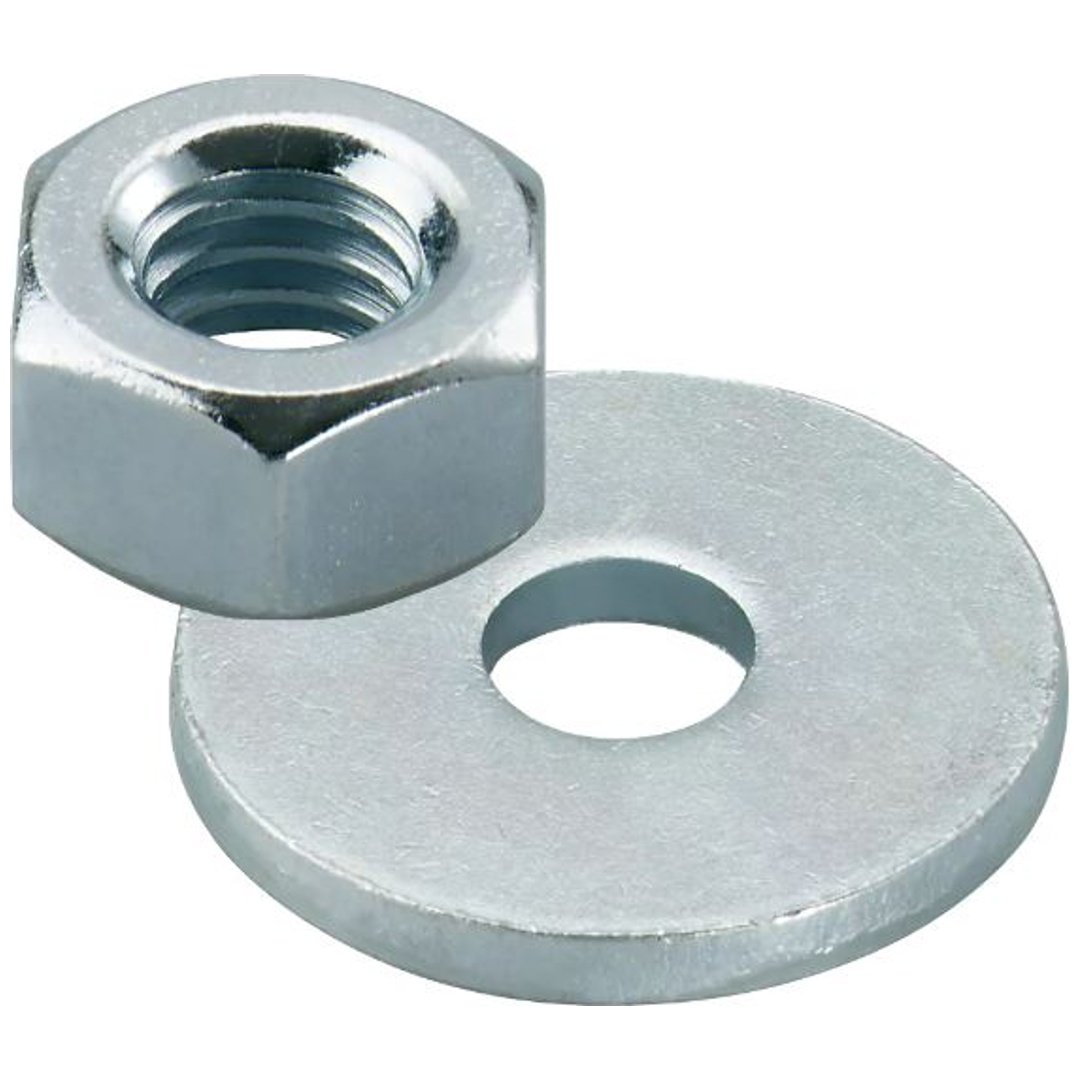 Fischer Mutter & Scheibe M20 HCR, hochkorrosionsbeständiger Stahl, 10 Stk.