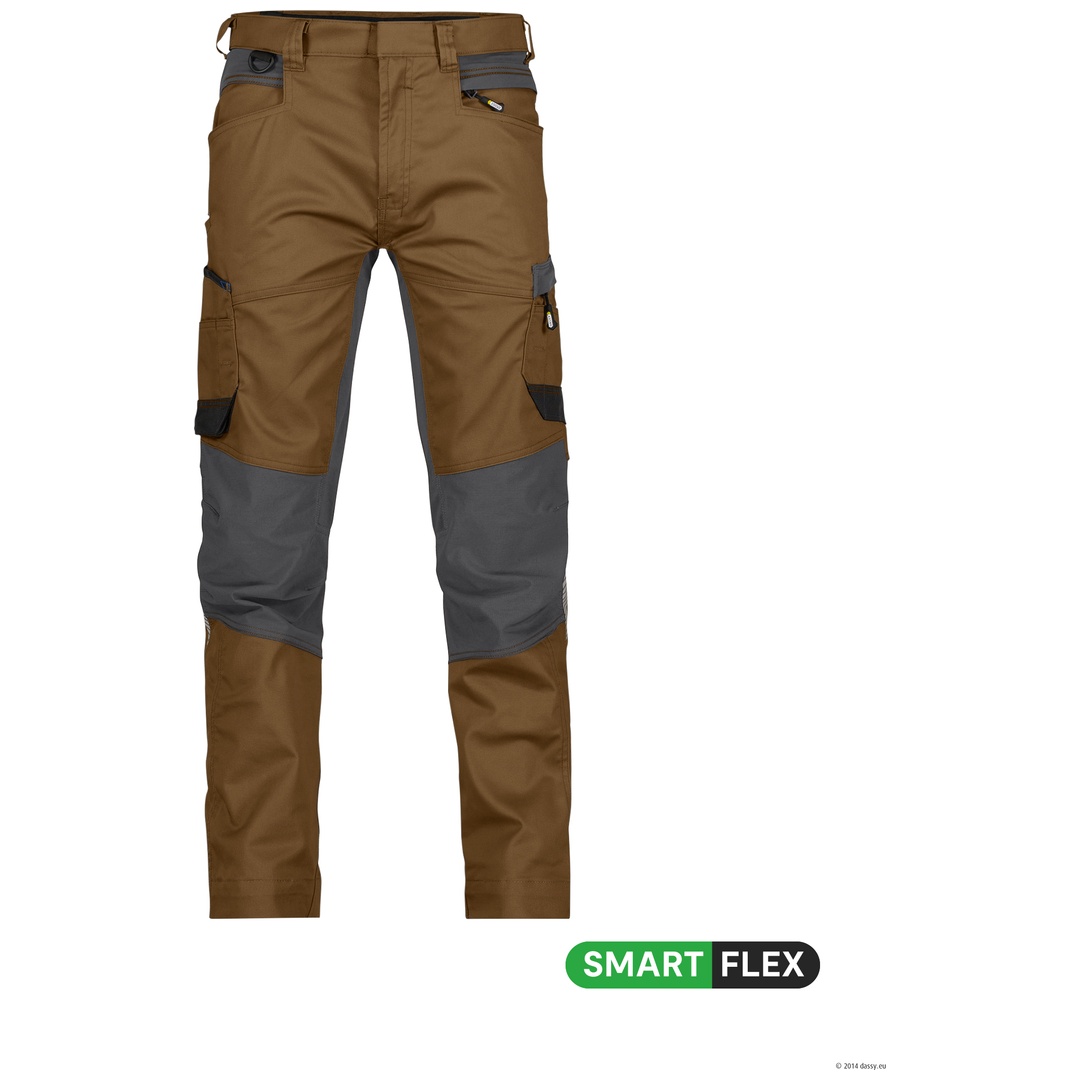 Dassy Stretch-Arbeitshose Helix PESCO41 200973 Gr. 52-STANDARD lehmbraun/anthrazitgrau