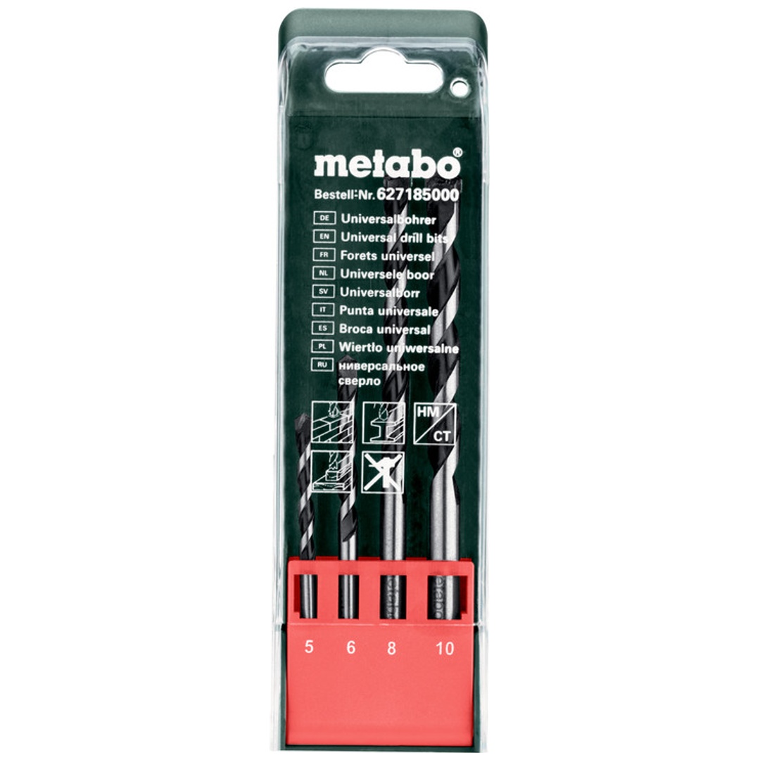 Metabo Universalbohrer-Kassette, 4-tlg.