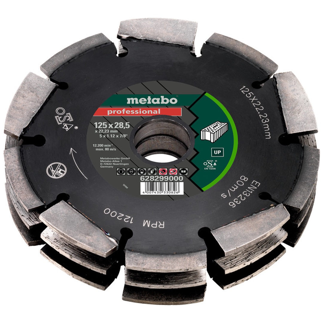 Metabo Dia-FS3, 125x28,5x22,23mm, professional, UP, Universal