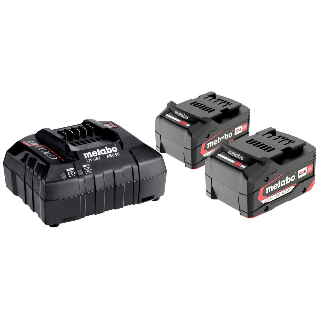 Metabo Basis-Set 2 x 4.0 Ah