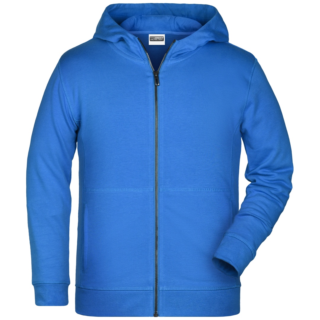 James & Nicholson Kinder-Sweatjacke mit Kapuze 8026K Gr. 2XL cobalt
