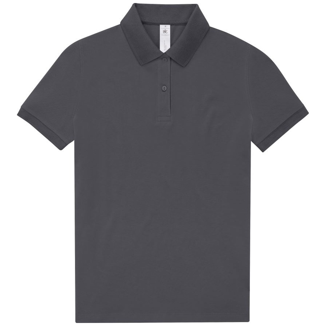 Cotton Classics-01.W463 Schweres Damen Piqué Polo Gr. XS dark grey