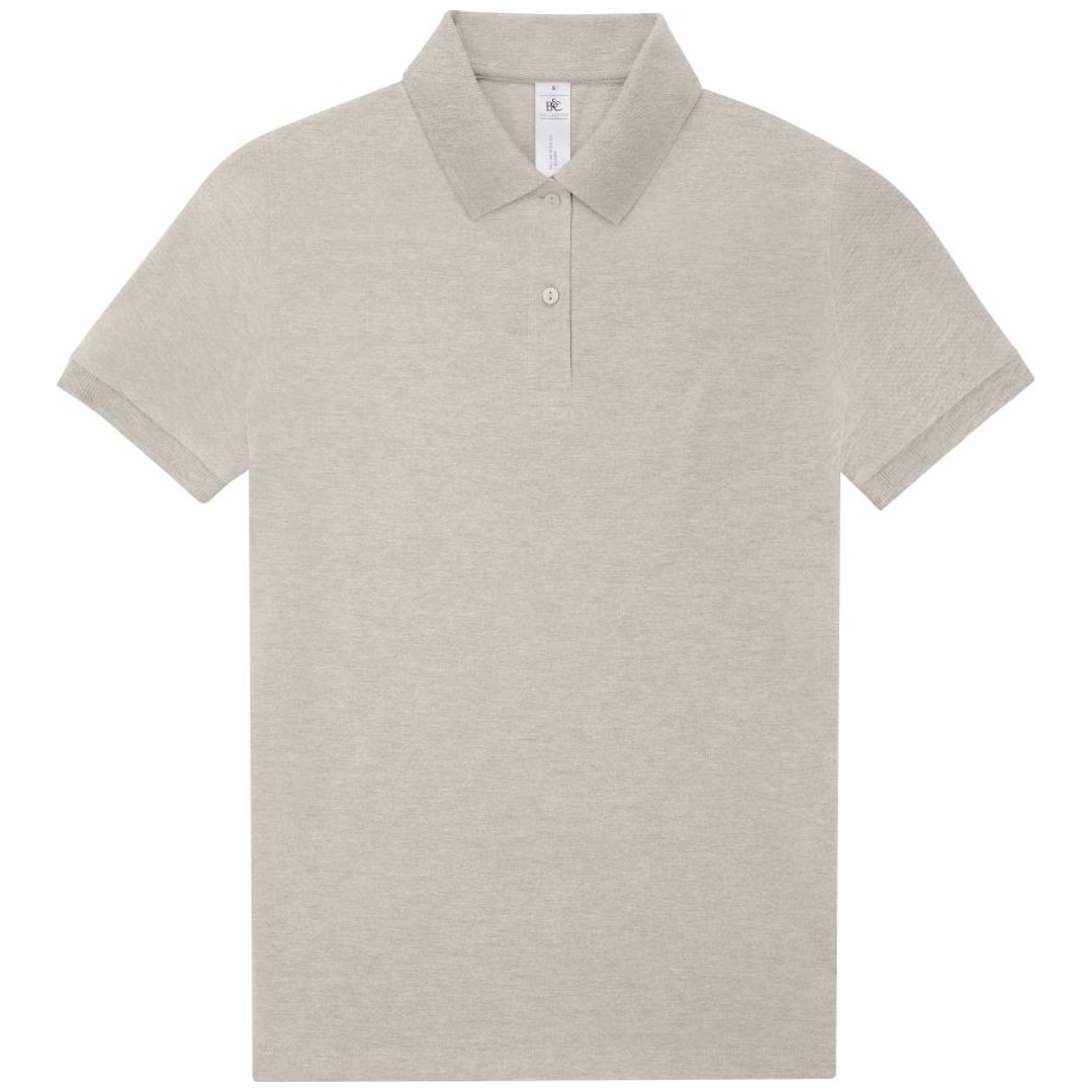 Cotton Classics-01.W463 Schweres Damen Piqué Polo Gr. S heather grey fog