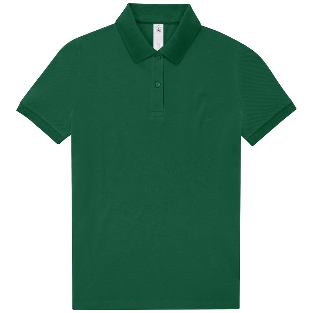 Cotton Classics-01.W463 Schweres Damen Piqué Polo Gr. M ivy green