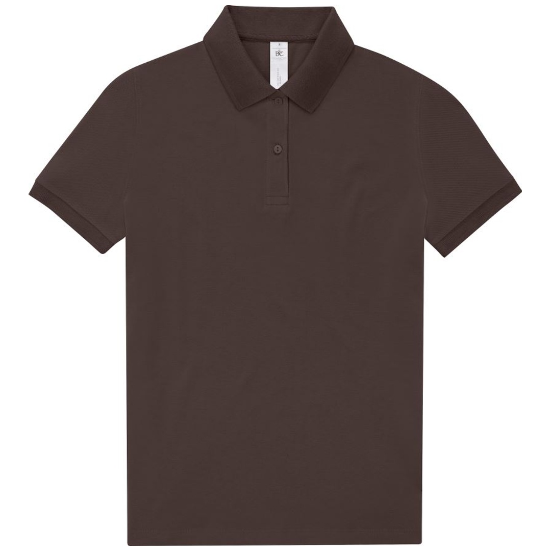 Cotton Classics-01.W463 Schweres Damen Piqué Polo Gr. XL roasted coffee