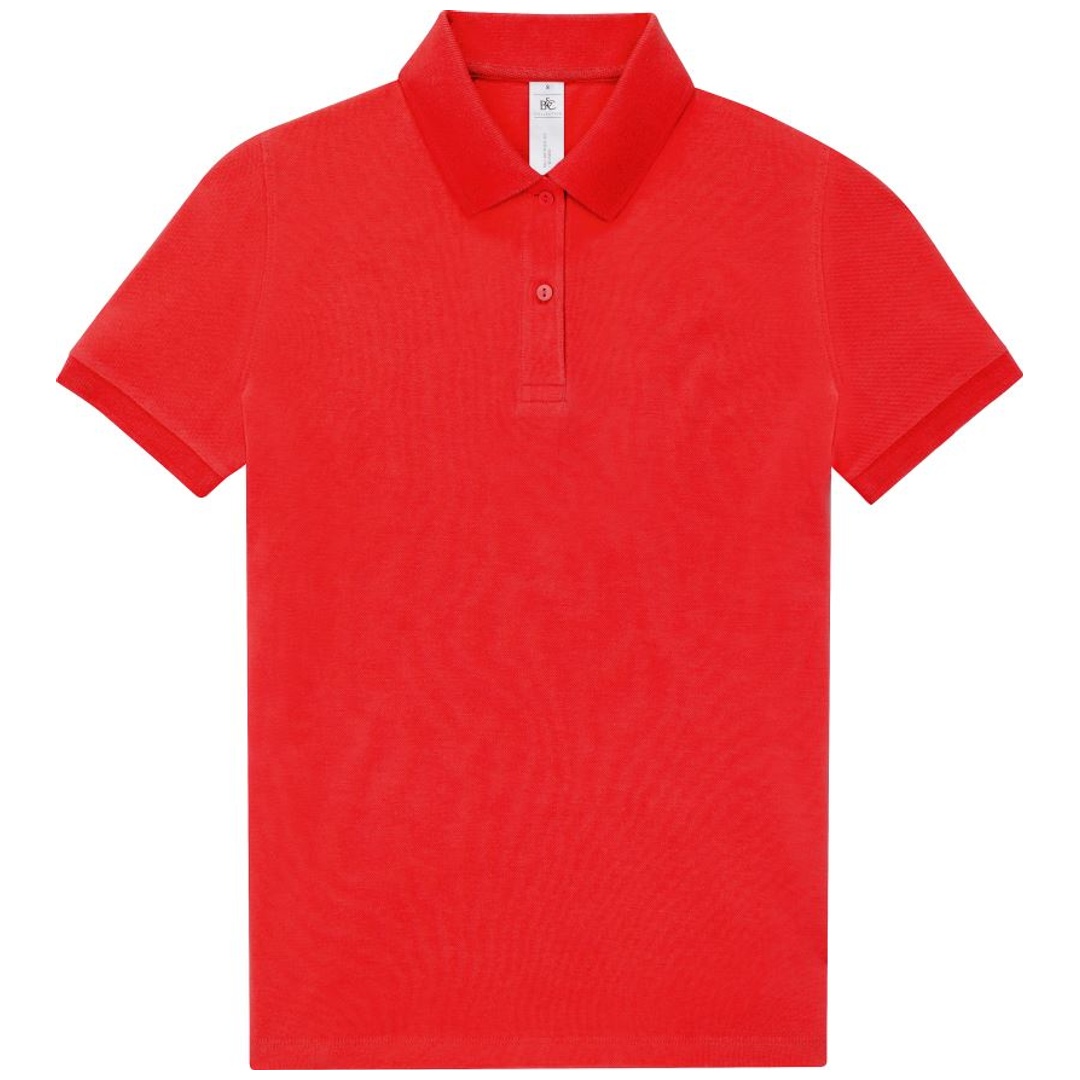 Cotton Classics-01.W463 Schweres Damen Piqué Polo Gr. M rot