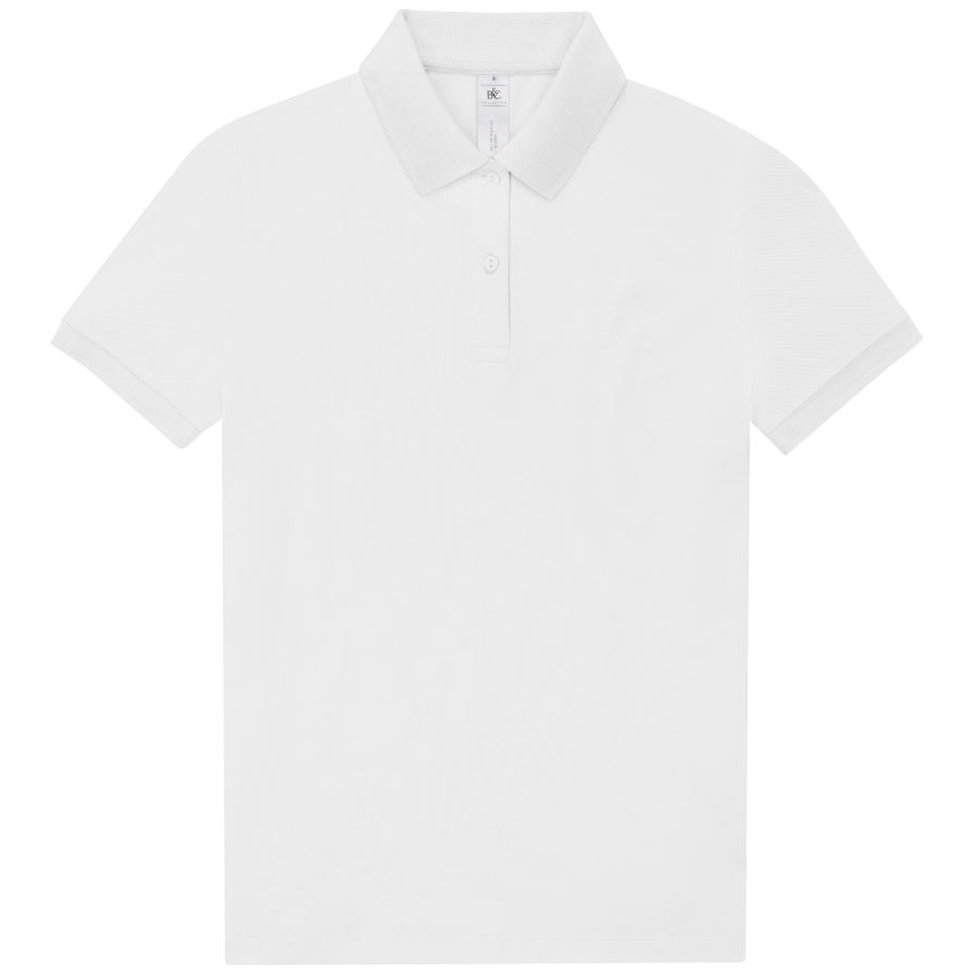 Cotton Classics-01.W463 Schweres Damen Piqué Polo Gr. 3XL weiß