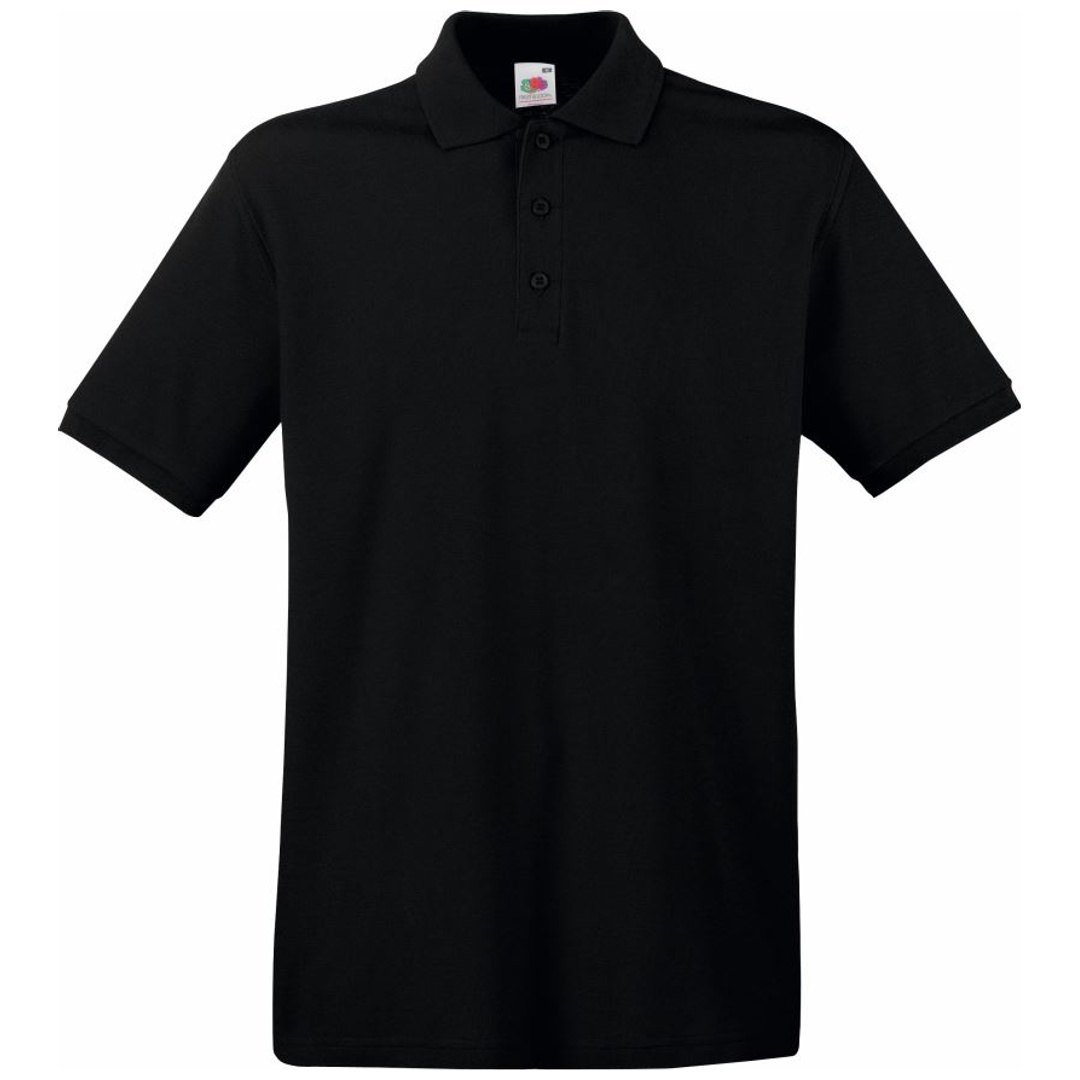 Fruit of the Loom Cotton Classics-16.3218 Piqué Polo  Gr. M black