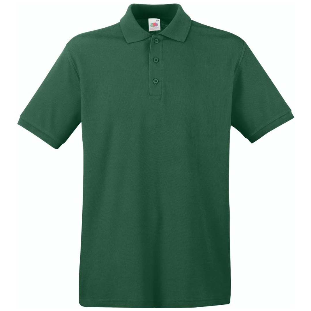 Fruit of the Loom Cotton Classics-16.3218 Piqué Polo  Gr. XL bottle green