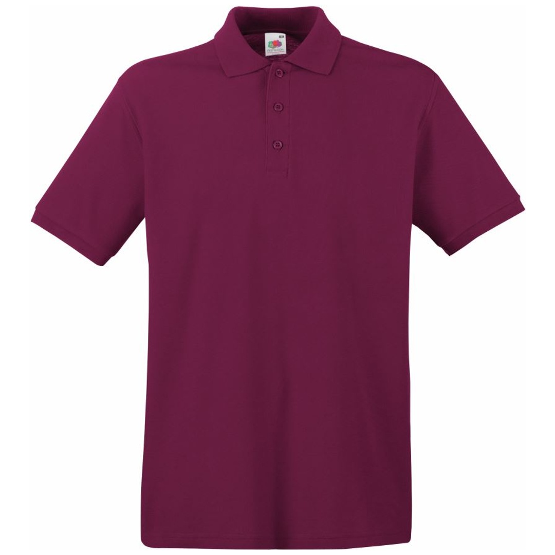 Fruit of the Loom Cotton Classics-16.3218 Piqué Polo  Gr. XL burgundy