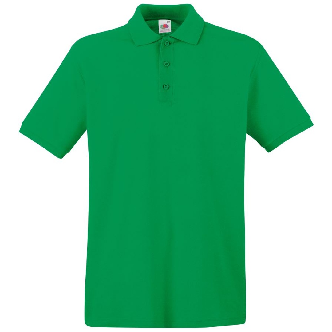 Fruit of the Loom Cotton Classics-16.3218 Piqué Polo  Gr. XL kelly-green