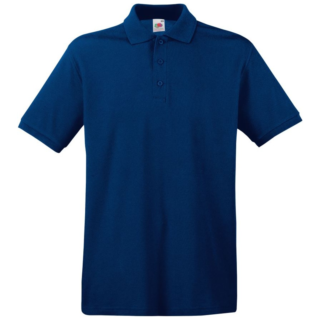 Fruit of the Loom Cotton Classics-16.3218 Piqué Polo  Gr. L navy