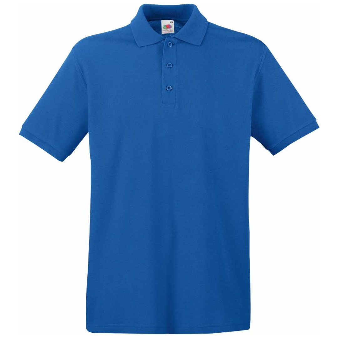 Fruit of the Loom Cotton Classics-16.3218 Piqué Polo  Gr. L royal blue
