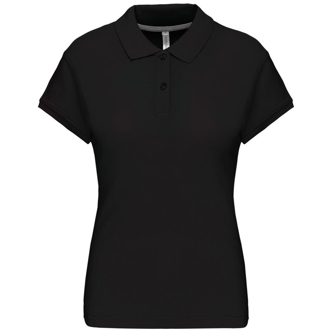 Cotton Classics-20.K242 Damen Piqué Polo Gr. L schwarz