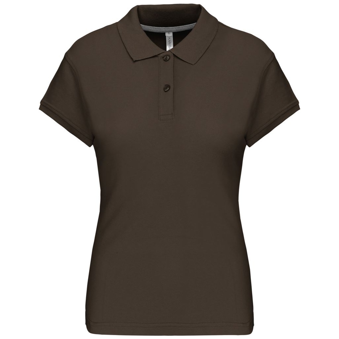 Kariban Cotton Classics-20.K242 Damen Piqué Polo Gr. XL dark khaki