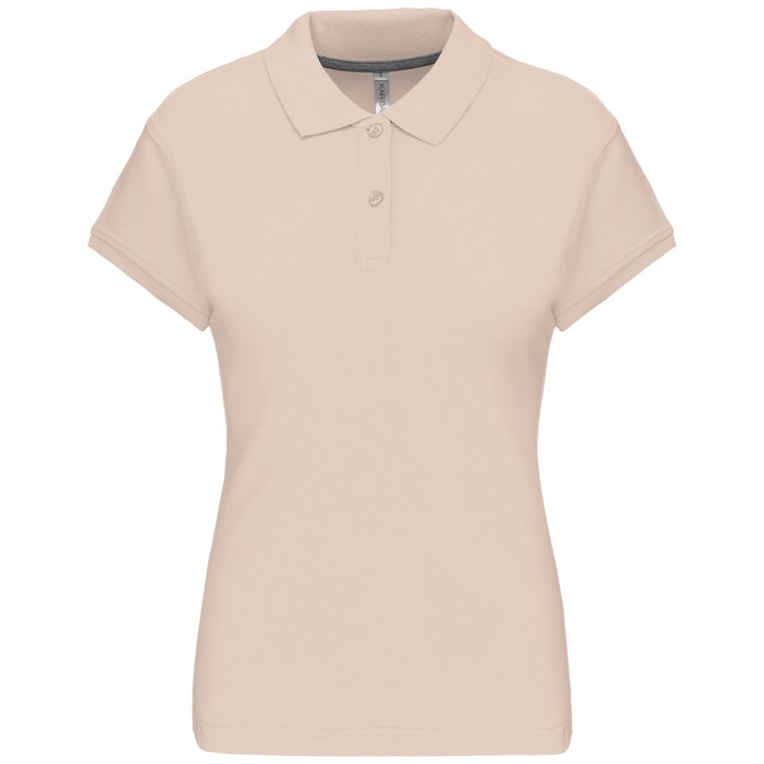 Kariban Cotton Classics-20.K242 Damen Piqué Polo Gr. XXL light sand