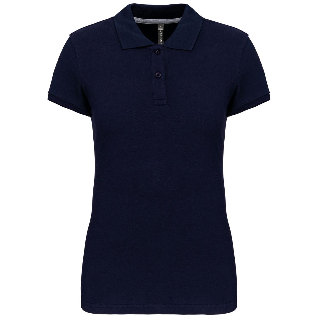 Kariban Cotton Classics-20.K242 Damen Piqué Polo Gr. M navy